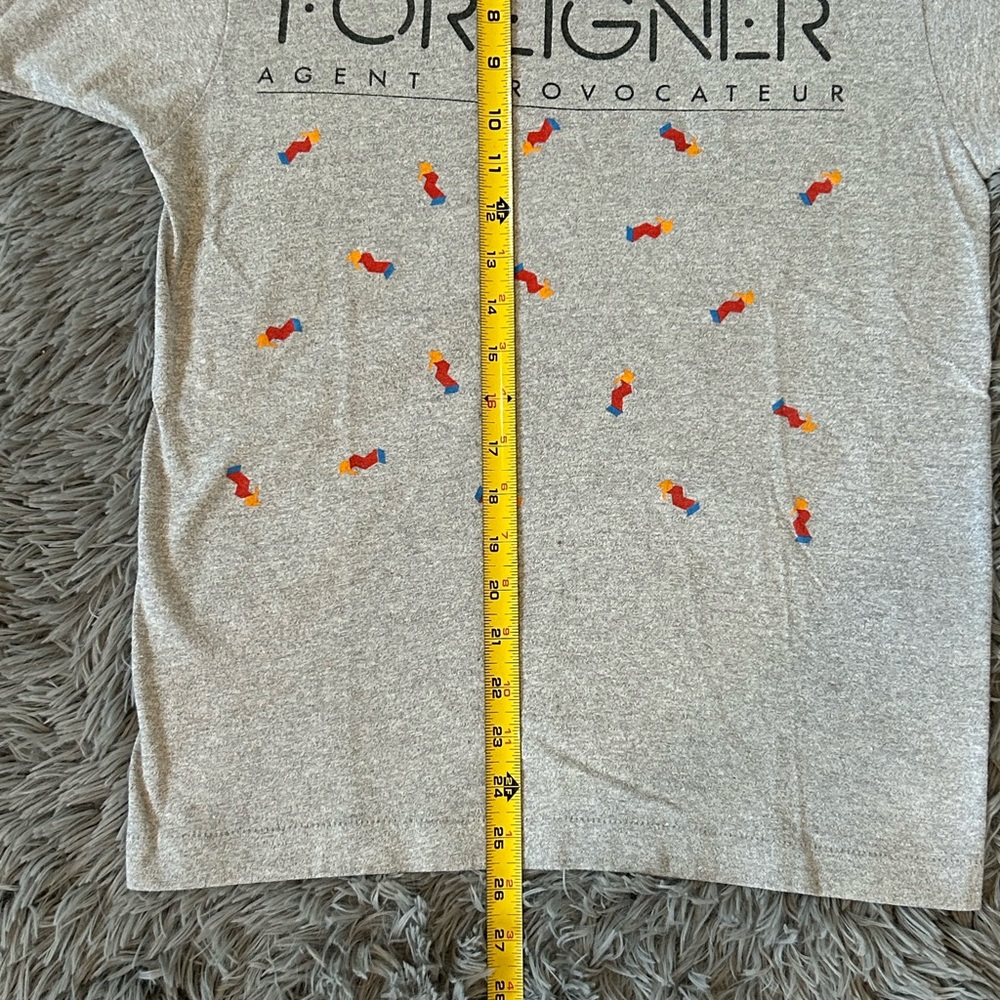 Vintage 80s Foreigner Agent Provocateur concert Band t-shirt Screen Stars tag - Picture 7 of 7